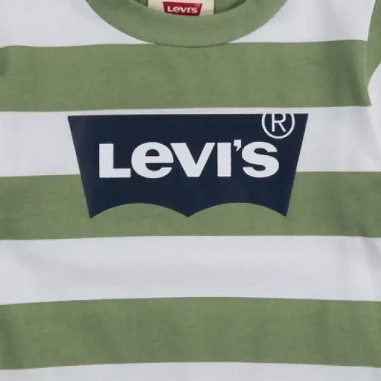 Levi's&reg; Baby Boys' Graphic Short Sleeve Top & Bottom Set - White/Gray image {2}