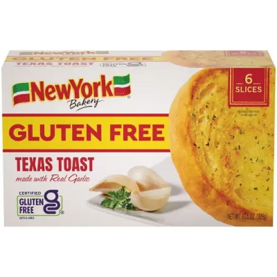 New York Bakery Gluten Free Frozen Garlic Texas Toast - 11.5oz/6ct image {8}