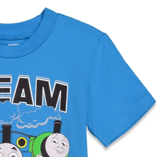 Thomas & Friends Thomas the Train Baby T-Shirt and Mesh Shorts Outfit Set Infant image {5}