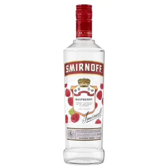 Smirnoff Raspberry Flavored Vodka - 750ml Bottle image {8}