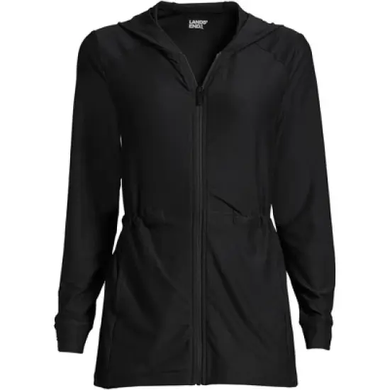 Lands' End Women's Soft Performance Full Zip Hoodie image {4}