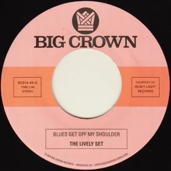 Three Dudes - Blues Get Off My Shoulder / I'm Begging You (vinyl 7 inch single) image {1}