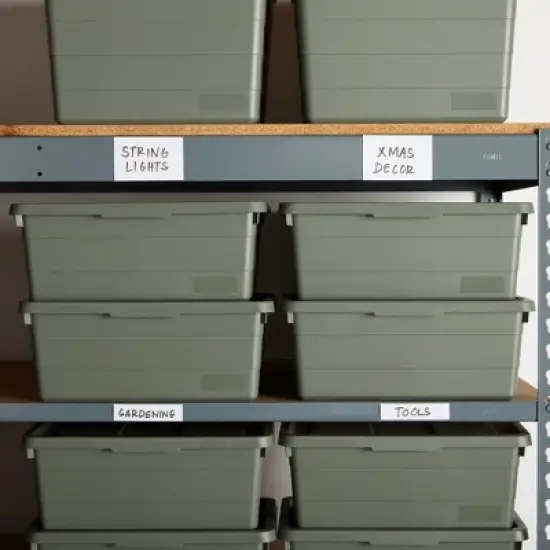 Bright Creations 1-Pack Dry Erase Reusable and Customizable Magnetic Tape Roll for Organizing Packaging, Classroom Whiteboard, 4 In x 15 Ft image {3}