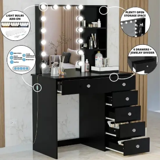 Astrid Makeup Vanity - Boahaus image {2}