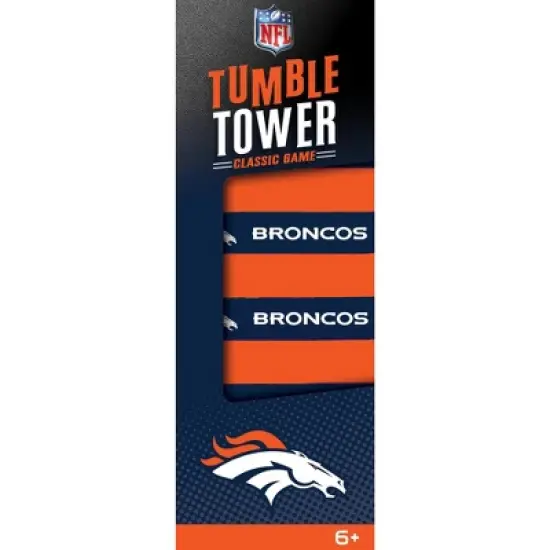 MasterPieces Real Wood Block Tumble Towers - NFL Denver Broncos image {1}