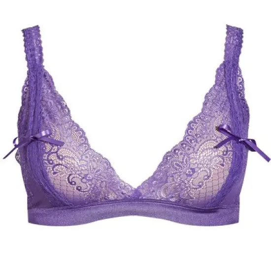Women's Plus Size Portia Split Cup Bralette - purple | FOX & ROYAL image {2}