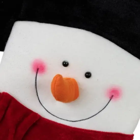 Northlight Embroidered "Let It Snow" Snowman Christmas Stocking - 19" image {4}