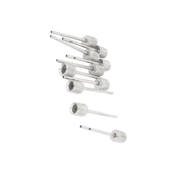 Unique Bargains Sports Football Basketball Air Pump Inflation Needle 10 Pcs image {2}