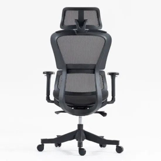 NicBex Ergonomic Office Chair with Adjustable Tilt and Armrest, Computer Gaming Chair with Headrest & Lumbar Support, Swivel Chair for Office image {5}