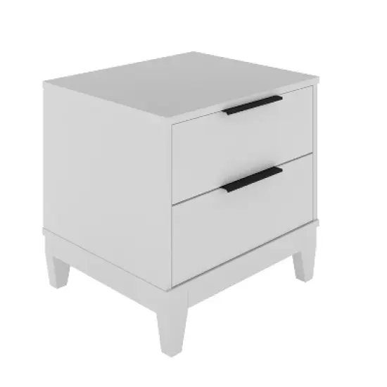 Mackay 2 Drawer Easy Glide Modern Nightstand - Boyd Sleep Eco Dream image {8}