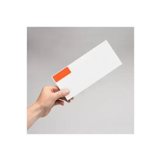 JAM Paper Laser/Inkjet Mailing Address Labels 1 x 2 5/8 Neon Red 354328230 image {4}
