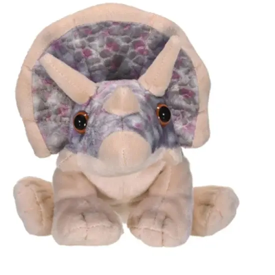 Wild Republic Cuddlekins Mini Triceratops Stuffed Animal, 8 Inches image {1}