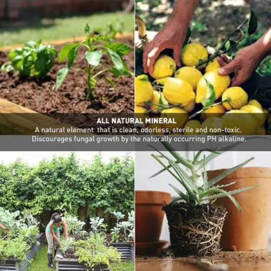 Palmetto 18 Pound Organic Grade 3 Coarse Vermiculite Planting Soil Additive for Greenhouse Gardening, Hydroponic, and Landscaping, 4 Cubic Feet image {3}