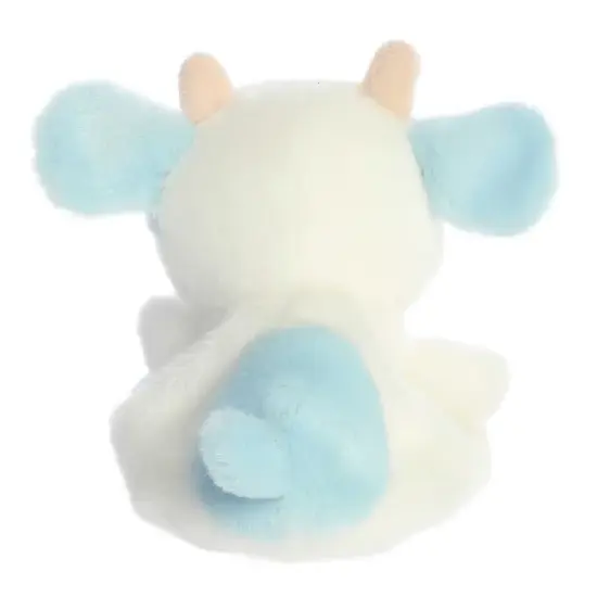 Aurora Mini Skyla Blueberry Cow Palm Pals Adorable Stuffed Animal Blue 4.5" image {3}