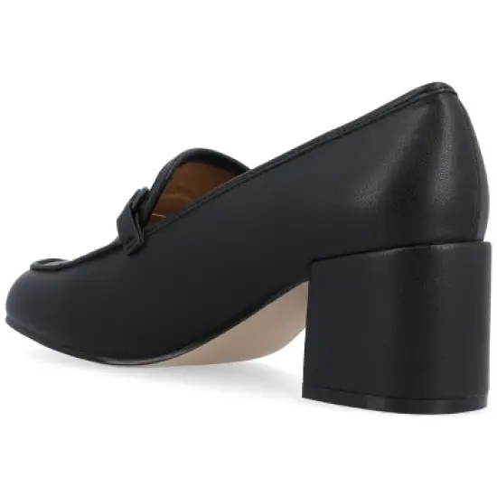 Journee Collection Womens Nysaa Tru Comfort Foam Low Heel Square Toe Pumps image {6}