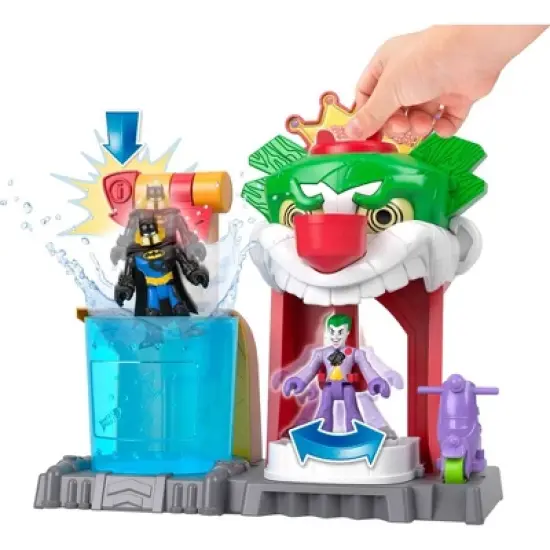 Fisher-Price Imaginext DC Super Friends The Joker Funhouse Playset with Color Changing Action image {3}