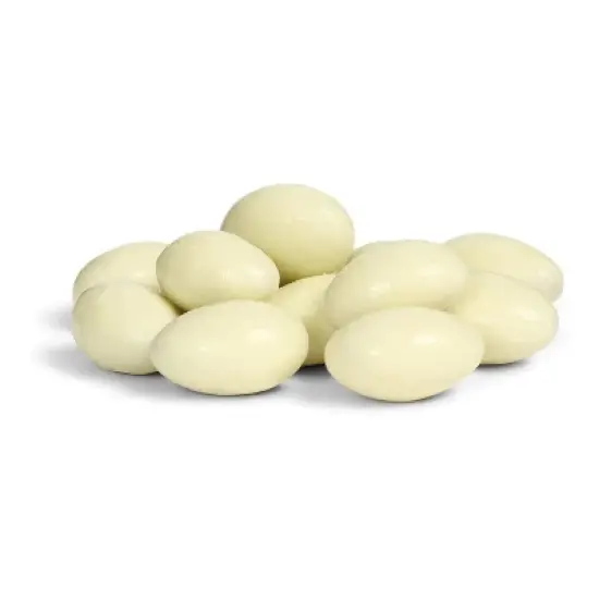 White Chocolate Covered Almonds by It's Delish, 3 LBS Jumbo Container Jar image {3}