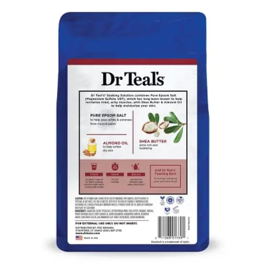 Dr Teal's Shea Butter & Almond Bath Soaks - 36oz image {1}