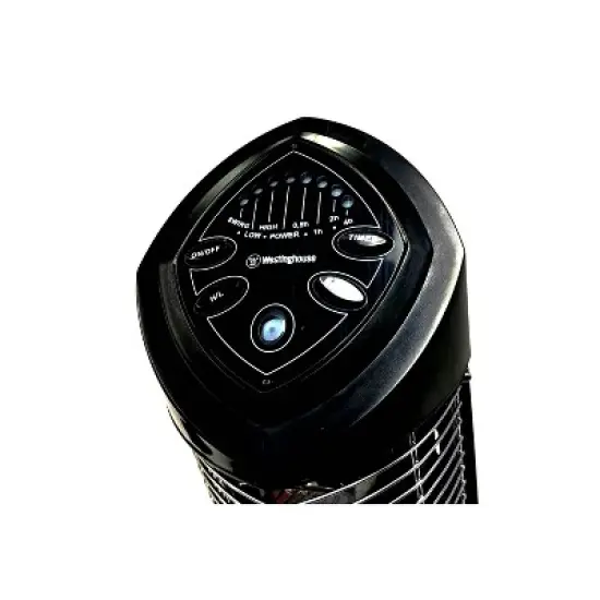Freestanding Oscillating Tower Infrared Electric Outdoor Heater with Remote - Black - Westinghouse image {4}
