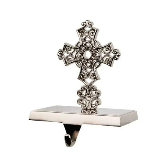 Northlight Filigree Cross Christmas Stocking Holder - 5" image {4}