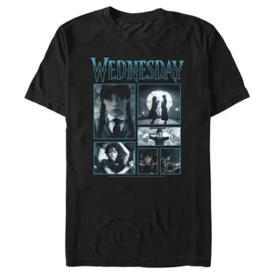 Men's Wednesday Iconic Scenes T-Shirt image {4}