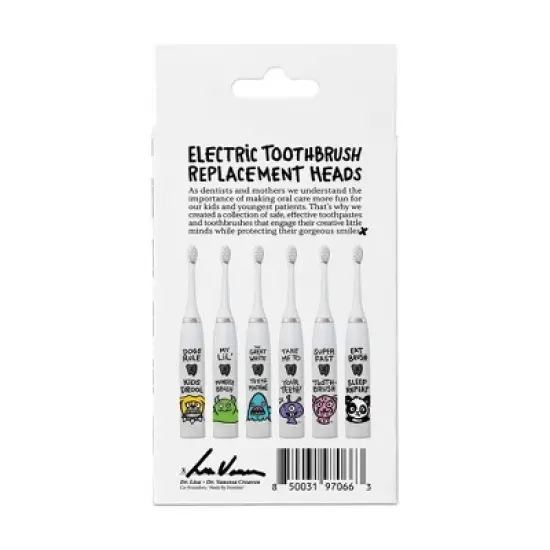 Made by Dentists Kids' Electric Toothbrush Replacement Heads - 3pk image {4}