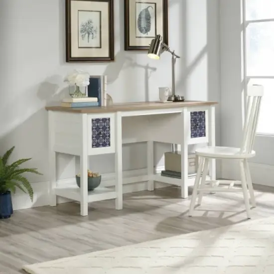 Cottage Road Desk Soft White - Sauder image {1}