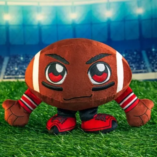 Bleacher Creatures Georgia Bulldogs 8" Kuricha Football Sitting Plush image {3}