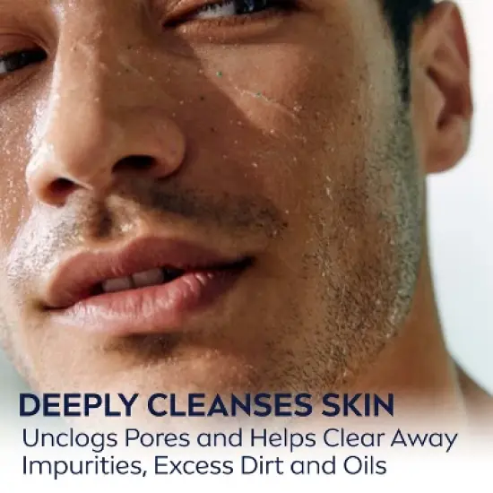 NIVEA Men Maximum Hydration Deep Cleaning Face Scrub with Aloe Vera - 4.4oz image {3}