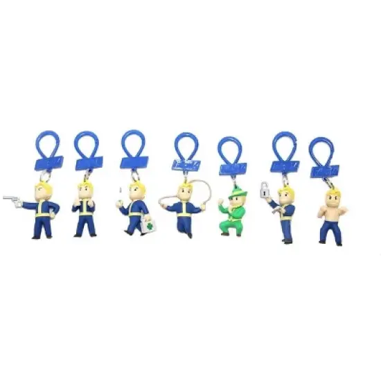 UCC Distributing Fallout 4 Blind Bag Vault Boy Backpack Hangers Set - 3 Random image {1}