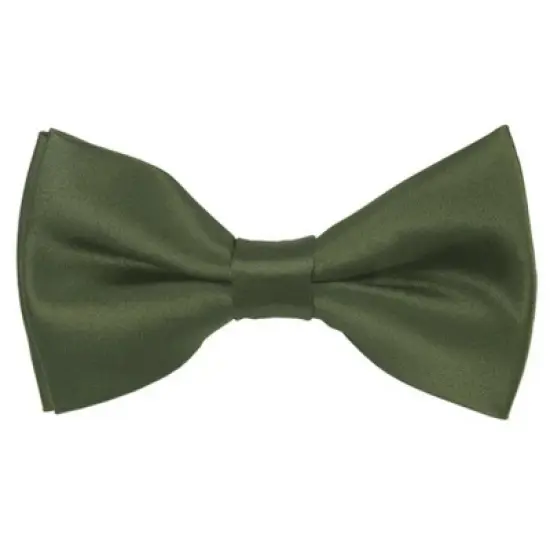 Men's Solid Color 2.5 W And 4.5 L Inch Pre-Tied adjustable Bow Ties image {53}