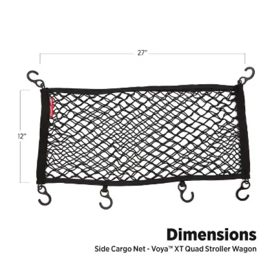Radio Flyer Voya XT Cargo Net - Black image {3}