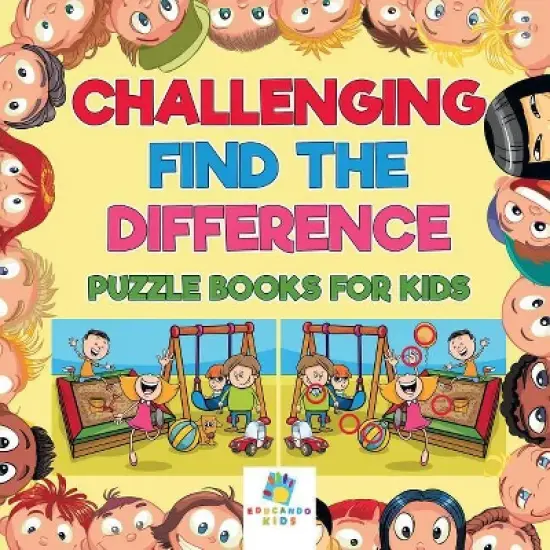 Challenging Find the Difference Puzzle Books for Kids - by  Educando Kids (Paperback) image {1}