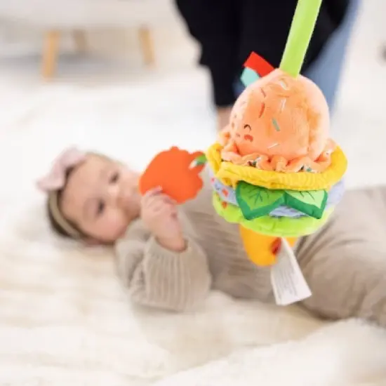 Melissa & Doug Ice Cream Take-Along Clip-On Infant Toy with Sound and Vibration image {2}