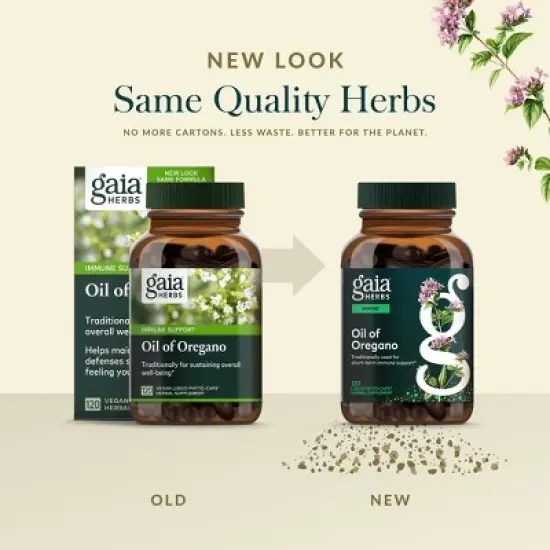 Gaia Herbs Oil of Oregano - Immune and Antioxidant Support Supplement with Oregano Oil, Carvacrol, and Thymol image {5}