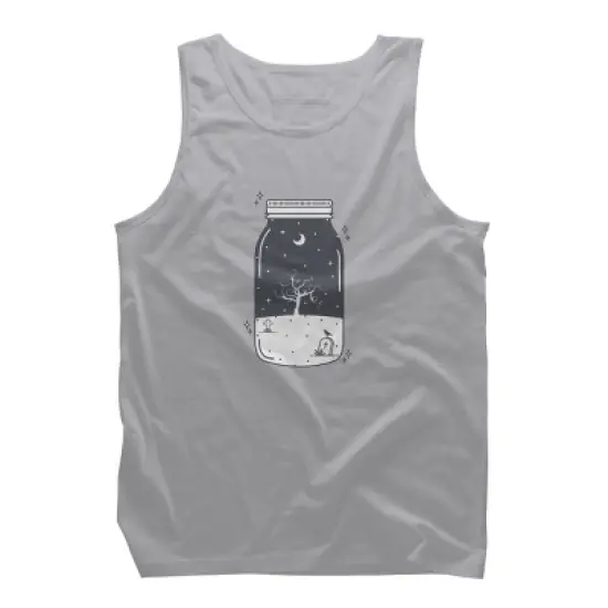 Men's Design By Humans Halloween in a jar By roc21 Tank Top image {3}