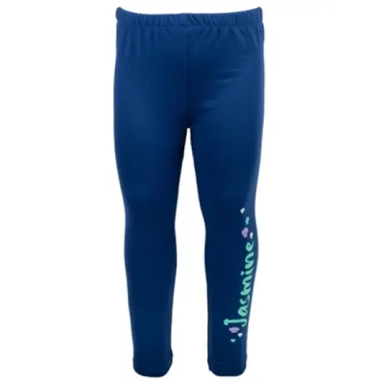 Disney Princess Moana Frozen Little Mermaid Rapunzel Jasmine Belle Girls T-Shirt and Leggings Outfit Set Toddler to Big Kid image {4}