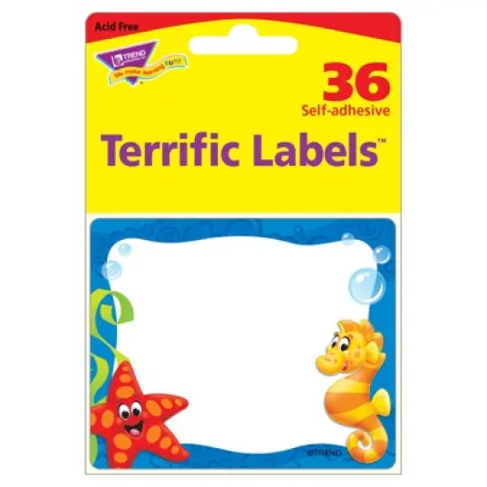 TREND Sea Buddies Terrific Labels, 36 Per Pack, 6 Packs image {1}