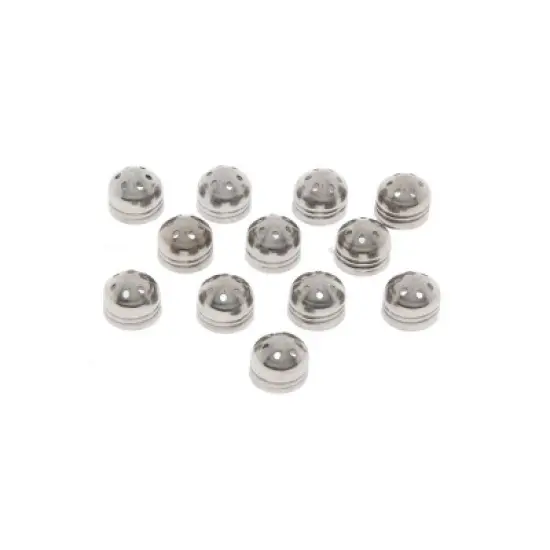 Winco Square Shakers with Stainless Steel Top, 0.5 oz - Pack of 12 image {4}