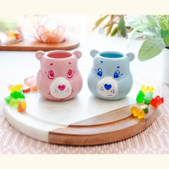 Silver Buffalo Care Bears Grumpy Bear Sculpted Ceramic Mini Mug | Holds 2.5 Ounces image {7}