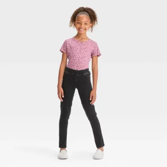 Girls' Pull-On Woven Jeggings - Cat & Jack&trade; image {2}