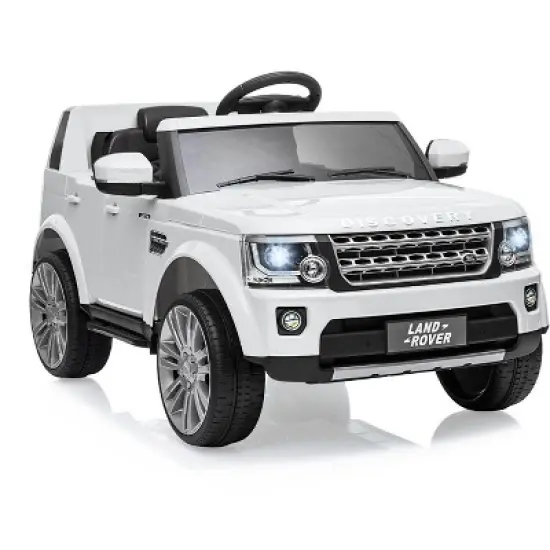 Licensed Land Rover Ride on Car, 12V 4.5MPH Ride on Toys for Toddler 3-8, Kids Electric Car with Parent Remote Control, Music Player, MP3, LED Lights image {11}