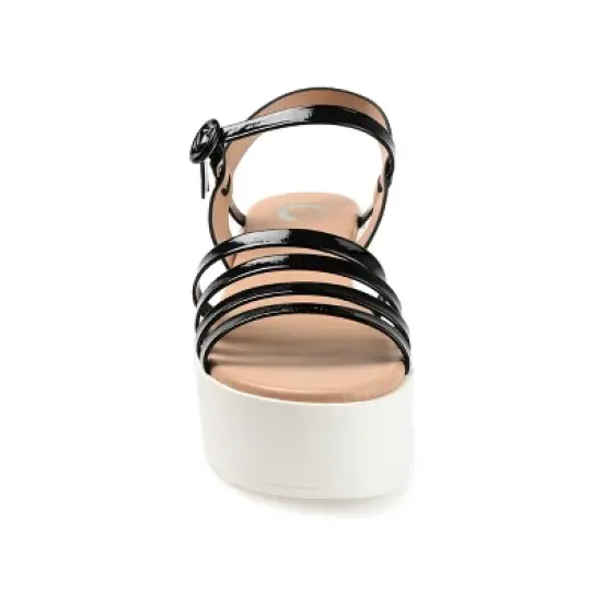 Journee Collection Womens Miragge Tru Comfort Foam Ankle Strap Platform Sandals image {5}