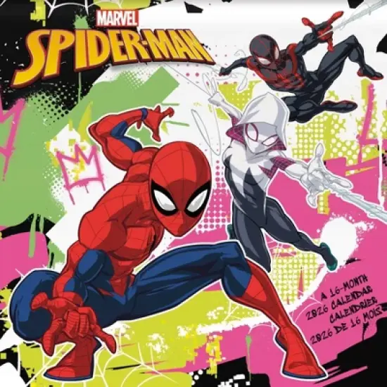Marvel 2026 Spider-Man Bilingual French 12"x12" Wall Calendar image {7}