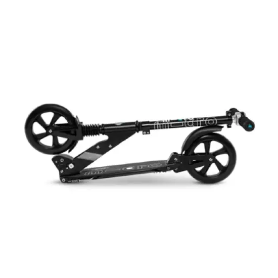 Micro Kickboard Suspension 2 Wheel Kick Scooter - Black image {4}