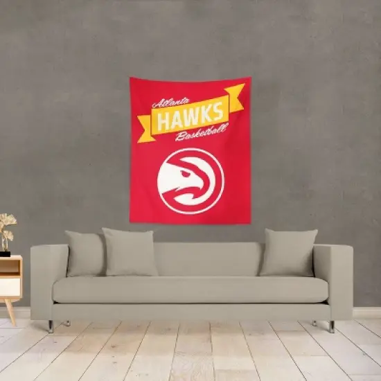 NBA Atlanta Hawks Premium Printed Wall Hanging image {1}