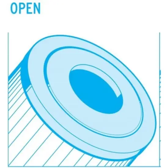 Unicel C-9410 100 Square Foot Media Replacement Pool Filter Cartridge with 155 Pleats image {2}