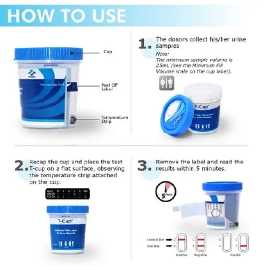 Mintegrity 10 Pack 14-Panel Instant at Home Urine Drug Test Kits | Multi-Panel Urine Screening Testing Kit with Adulteration Test | MT-TDOA-1145A3 image {2}