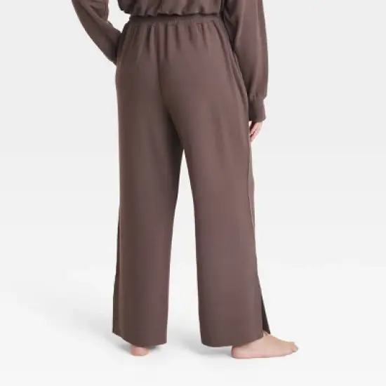 Women's Waffle Wide Leg Pants - All in Motion&trade; image {3}