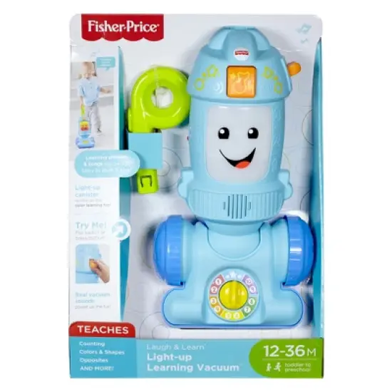 Fisher-Price Laugh and Learn Light-up Learning Vacuum image {10}